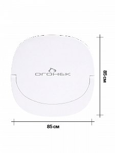 Огонек OG-HBE01 Зеркало с подсветкой (аккум)